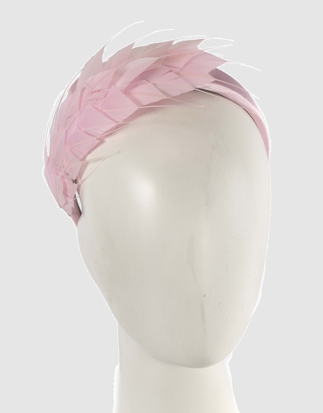 Max Alexander - Pink Feathers Racing Fascinator Headband