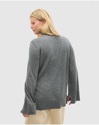 Seed Heritage - Fine Merino Mock Neck Knit