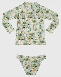 Aqua Blu Kids - Madagascar Long Sleeve Rash Vest Set - Teens