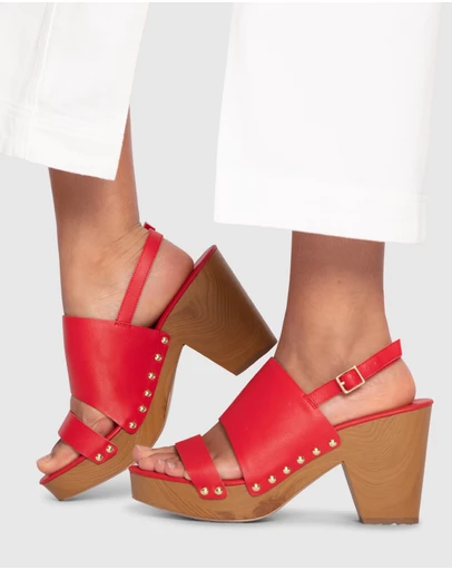 Belle & Bloom - Fire On Fire Clog Shoe