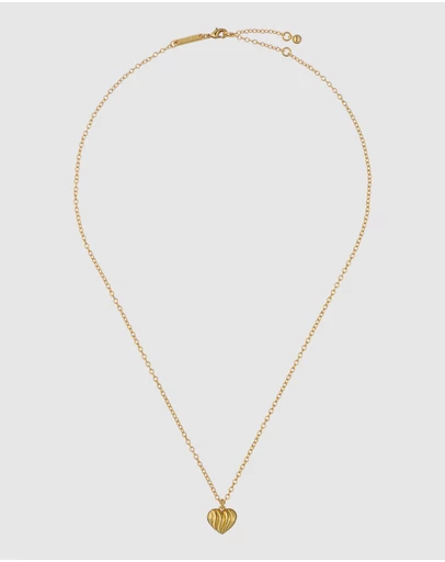 Ted Baker - ROSA: Ripple Heart Adjustable Pendant Necklace