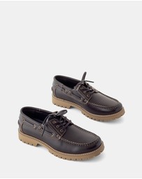 Uncut - Bermuda Leather Boat Shoes