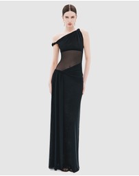 MISHA - Sisal Mesh Maxi Dress