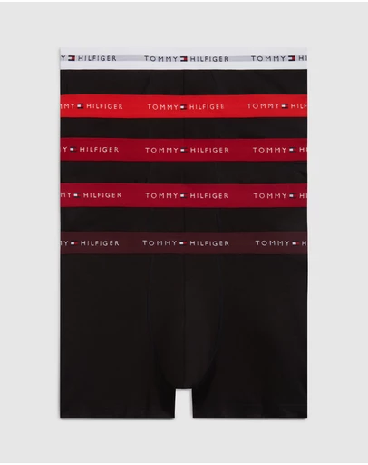 Tommy Hilfiger - 5-Pack Signature Repeat Logo Waistband Trunks