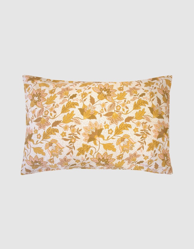 Bambury - Melati Floral Printed Cotton Quilt Cover Set - Reversible