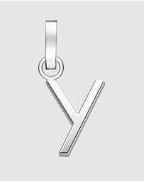 Rosefield - Pendant Silver Tone Letter Y