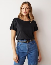 Atmos&Here - Organic Cotton Crew Neck Tee