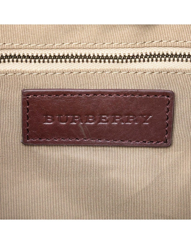 Pre-Loved by Azura Reborn - Pre-Loved Supernova Check Coated Canvas Star Studded Hernville Hobo