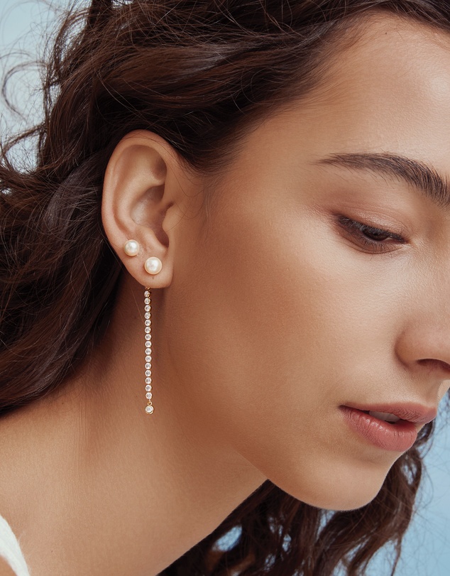 Ania Haie - Gold Row Bezel Earring Charm