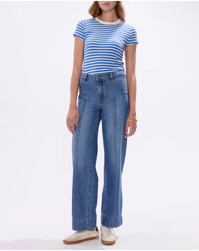 Marcs - Flora Low Rise Wide Leg Jeans