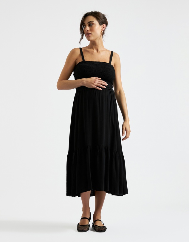 Ripe Maternity - Blair Shirred Dress