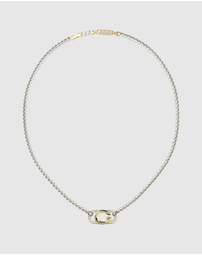 GUESS - Gold-Tone Oh My G Necklace