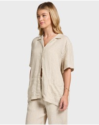 Academy Brand - Gladys SS Linen Shirt