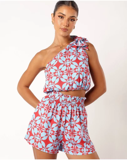 Petal & Pup - Gretel Short Set - Blue Red