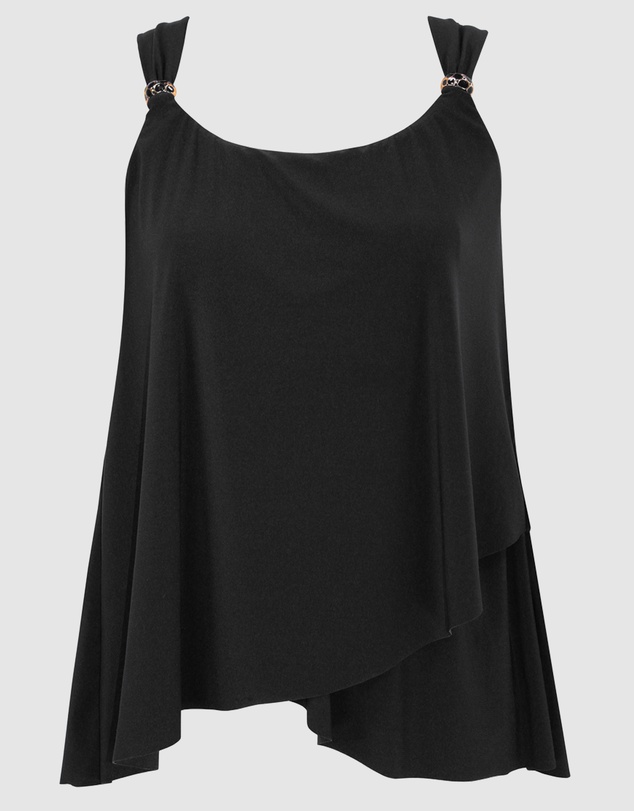 Miraclesuit Swimwear  - Dazzle Underwired Draped Tankini Top