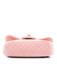Pre-Loved by Azura Reborn - Pre-Loved Mini Quilted Velvet Double Frame Flap