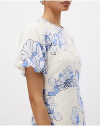 Minima Esenciales - Paityn Rosa Linen Maxi Dress