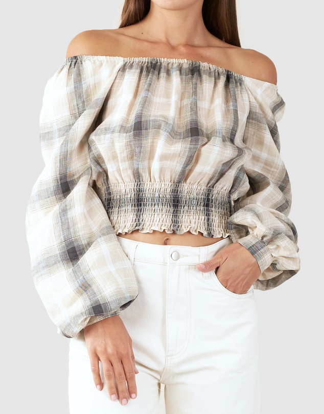 Amelius - Sydney Check Long Sleeve Top