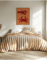 Olive et Oriel - Coastal Creatures by Shatha Al Dafai Art Print
