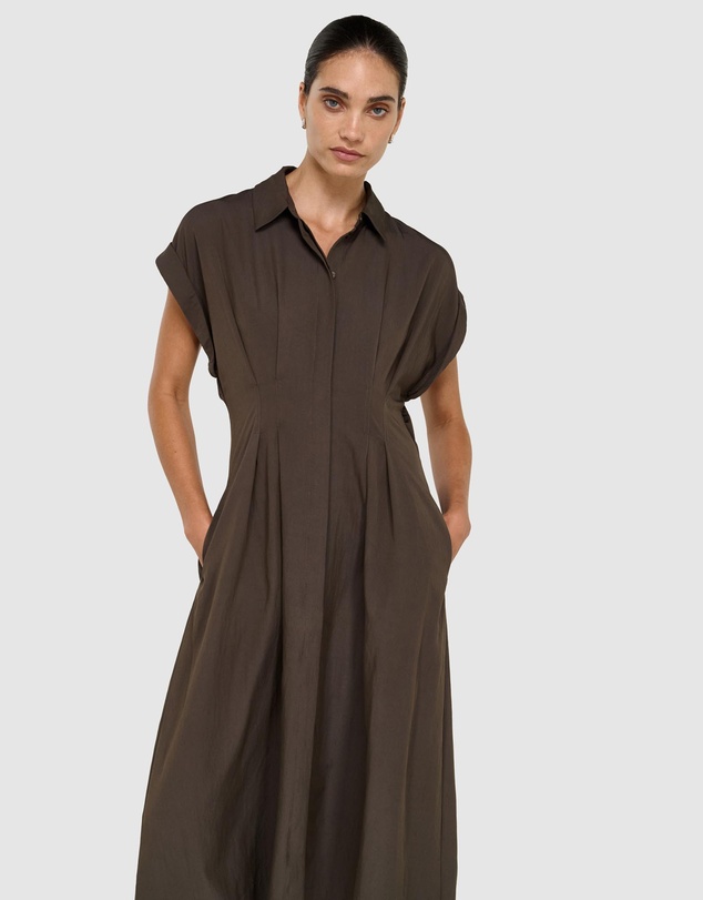Staple the Label - Lucienne Midi Shirt Dress