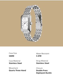 Fossil - Raquel Silver Tone Analogue Watch