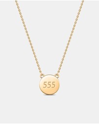 Mestige - Angel Number Necklace 555 - 18K Gold Plated