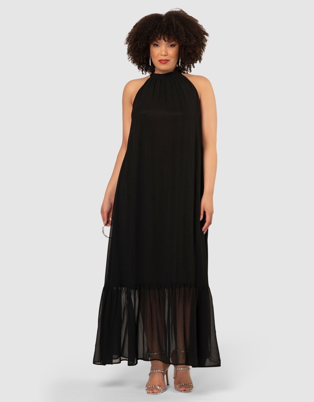Pink Dusk by Curve Project - Heat Waves Maxi Dress