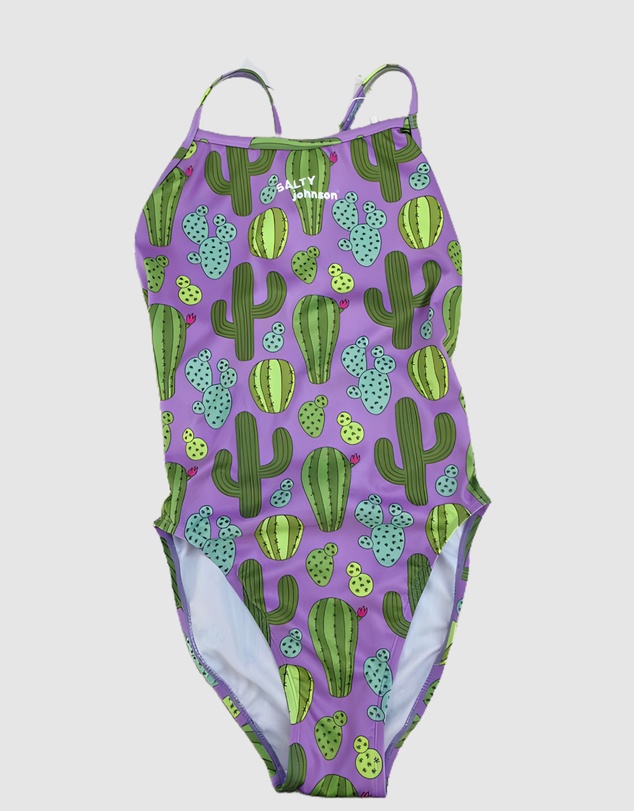 Salty Johnson - Prickly Business Thin Strap One Piece