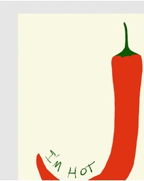 Inka Arthouse - Hot Chilli by Byalmaklub Art Print