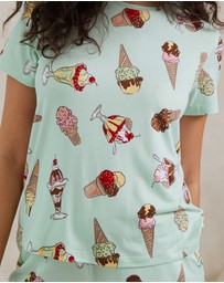 Chelsea Peers - Ice Cream Print Short Pyjama Set