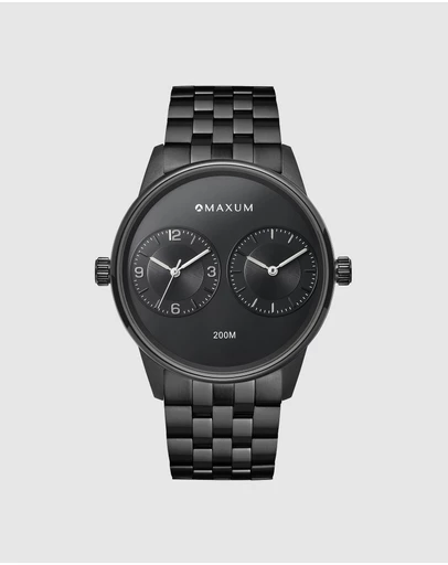 Maxum - Maxum x Taylor Steele - Black Dial, Black Case & Black Bracelet