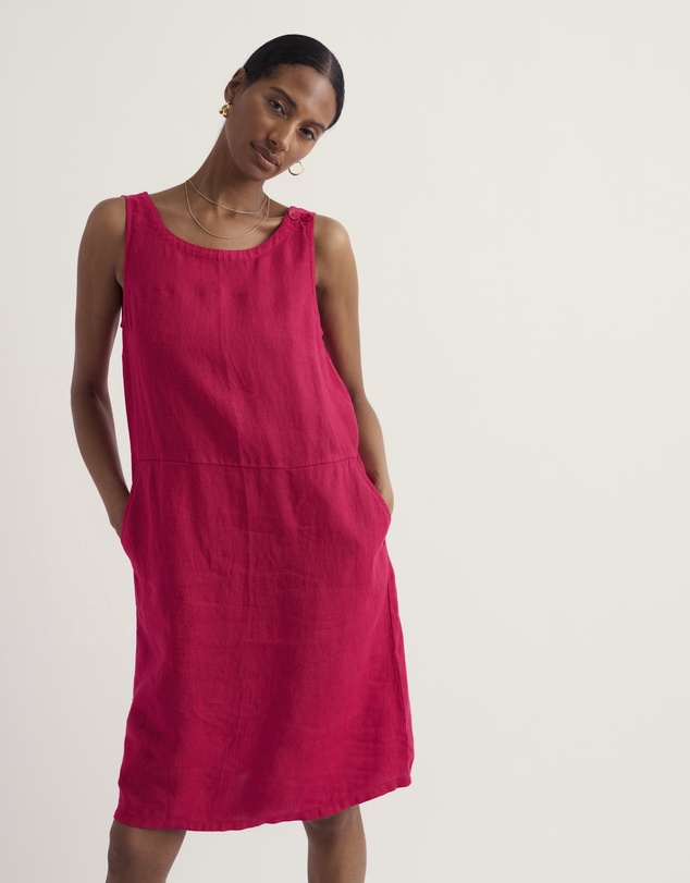 Seasalt - Salt Weave Linen Pinafore