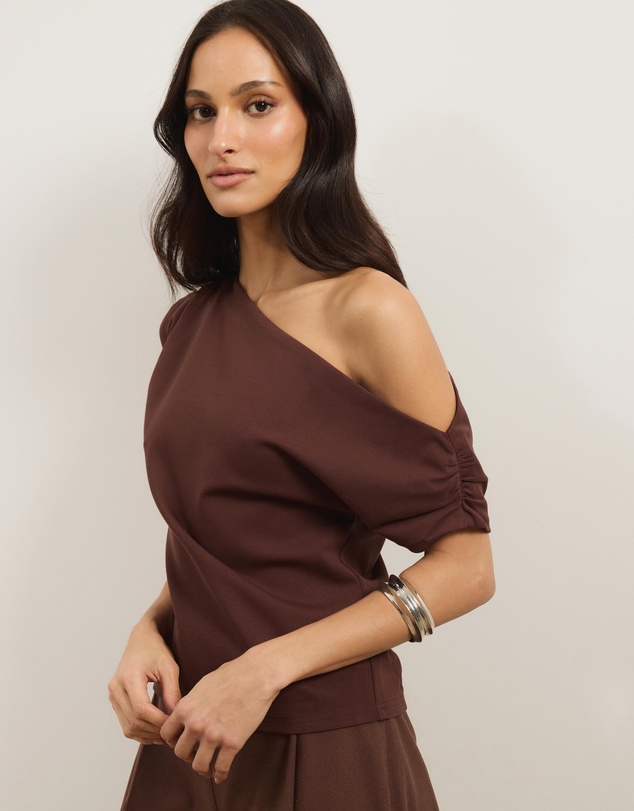 Atmos&Here - Lily Off Shoulder Ponte Top