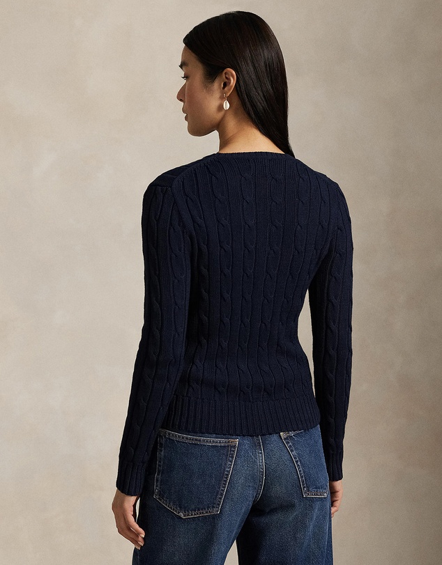 Polo Ralph Lauren - Cable-Knit Cotton Crewneck Sweater