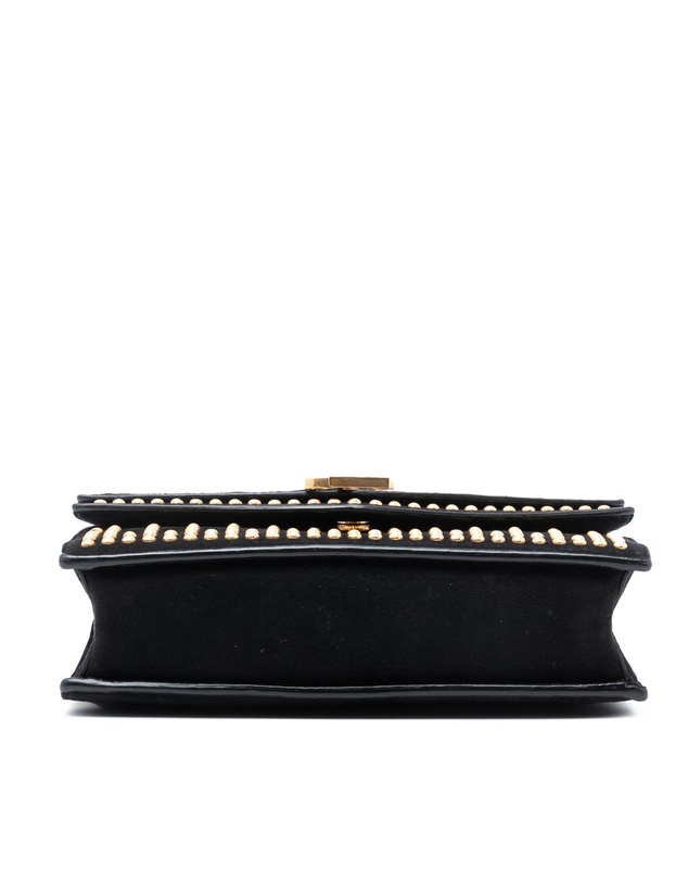 Pre-Loved by Azura Reborn - Pre-Loved Medium Studded Suede Monogram Sulpice Crossbody