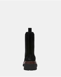 Steve Madden - Blitzen Black Suede Booties