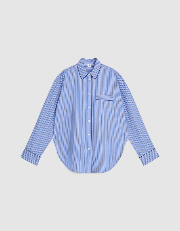 ARKET - Contrast-Piping Cotton Shirt