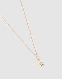 Luna Rae - Solid Gold - My True North Necklace