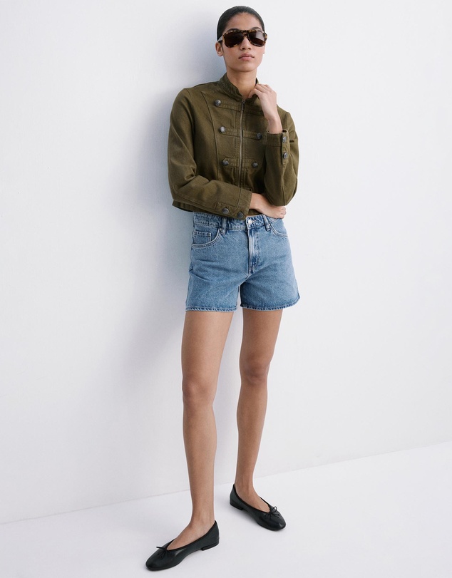 M.N.G - Straight-Fit Denim Shorts