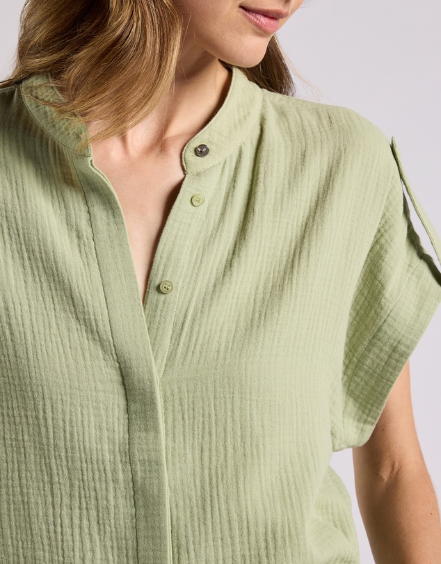 David Lawrence - Maurine Cotton Crinkle Shirt