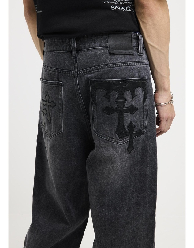 Black Noise White Rain - Armour Denim Jeans