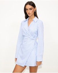 Dazie - Tidewall Mini Shirt Dress