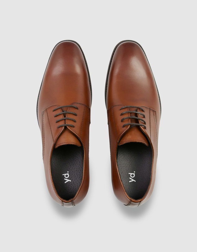 yd. - Marble Leather Lace Up Dress Shoe