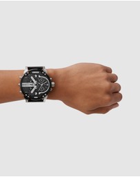Diesel - Mr Daddy 2 Black Analogue Watch DZ7313