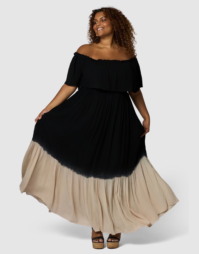 The Poetic Gypsy - Moondive Maxi Tie Dye Dress