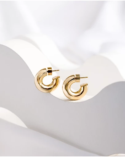 Wanderlust + Co - Hailey Nano Hoop 9mm Earrings