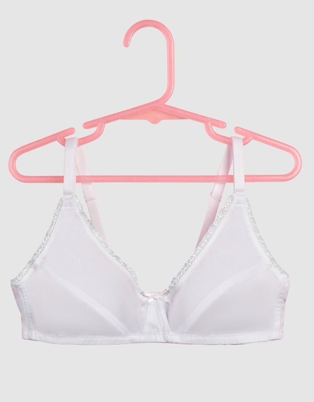 Royce Lingerie - My First Bra Pure Cotton & Lace Bra 2 Pack