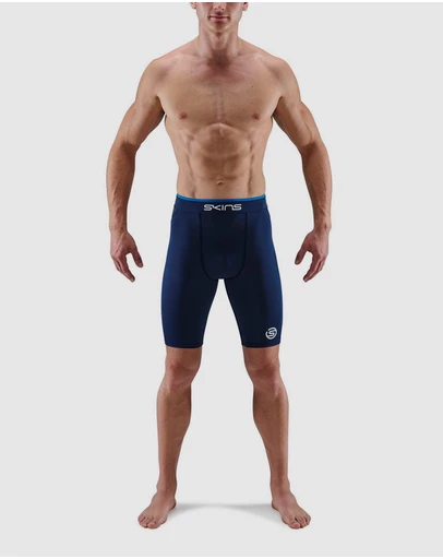 SKINS - SERIES-1 Compression Double Waist Half Tights - Men's