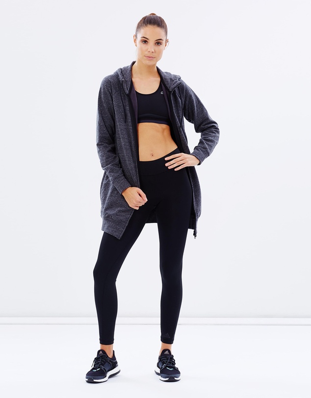 adidas Performance - Cotton Fleece Full Zip Hoodie