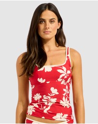 Seafolly - Mayflower Square Neck Tankini Bikini Top